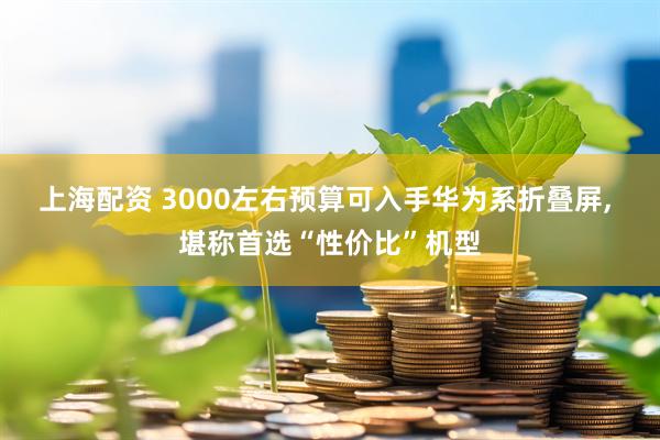 上海配资 3000左右预算可入手华为系折叠屏, 堪称首选“性价比”机型